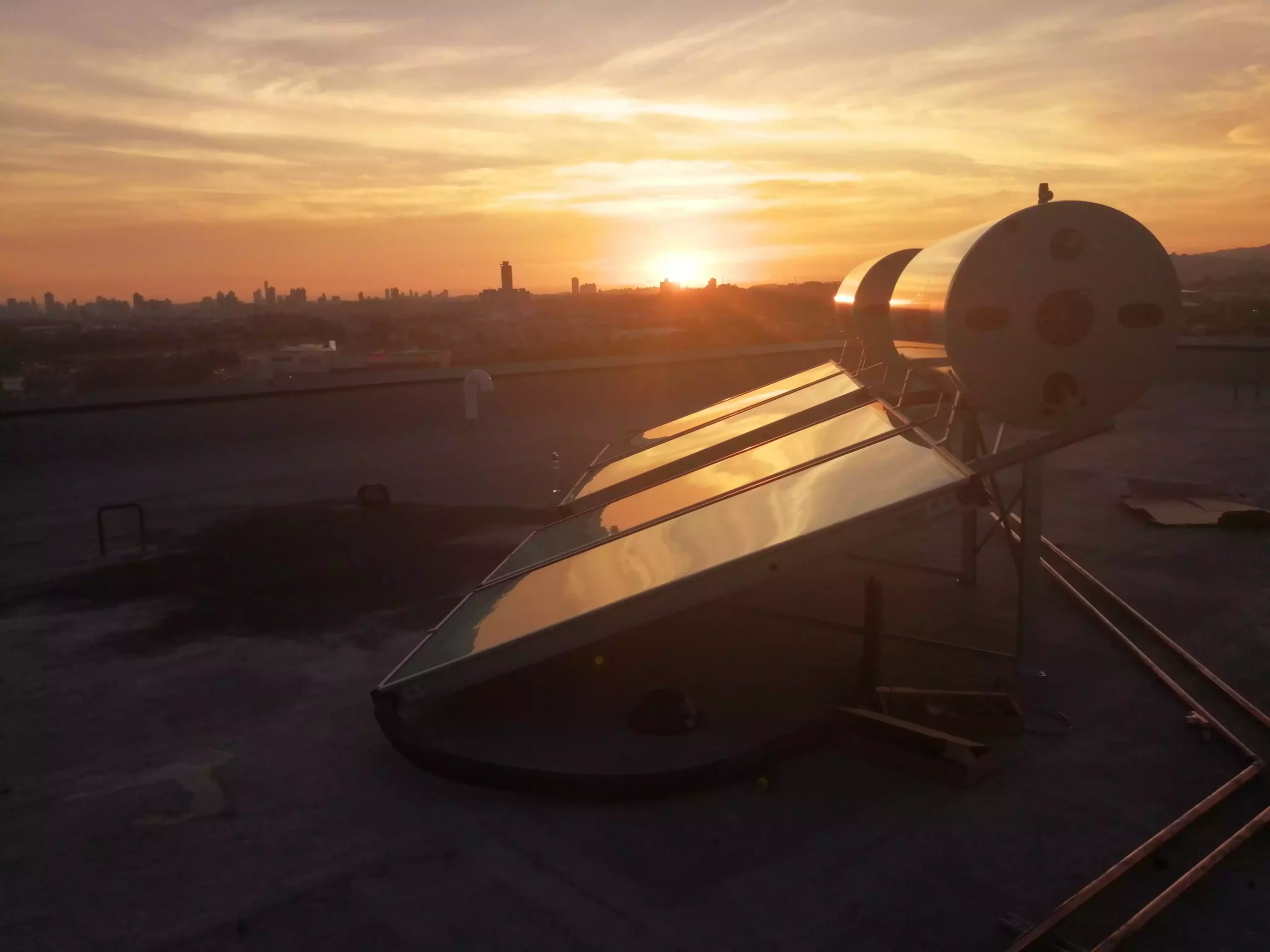 Calentadores solares de agua para gimnasio